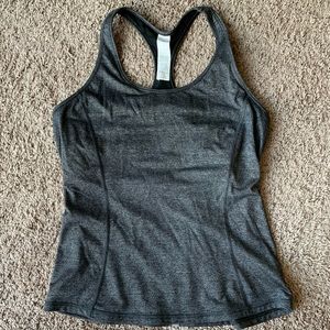 Calvin Klein Tops - Calvin Klein Gray Performance Tank with Bra Calvin Klein Tops - Calvin Klein Gray Performance Tank with Bra